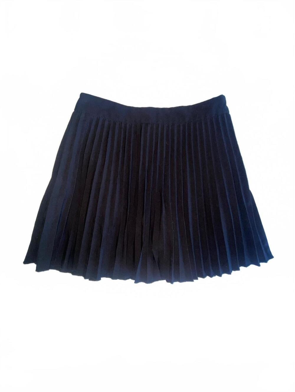 Women's Black Pleated Skort